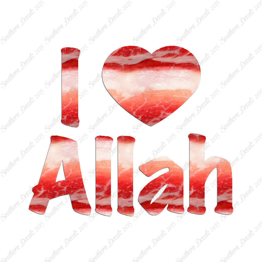 I Love Allah Heart