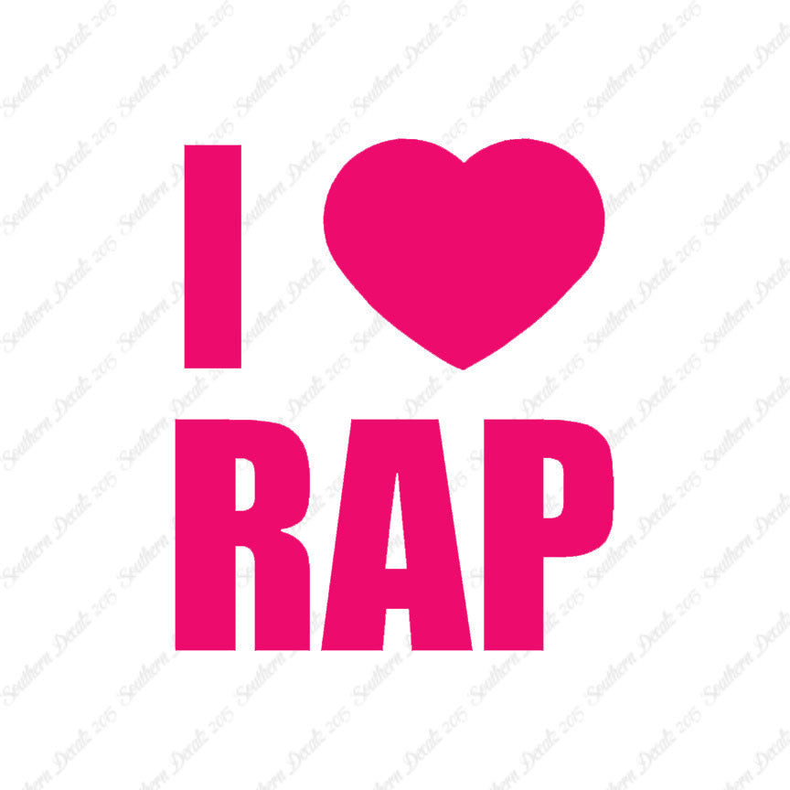 I Love Rap Heart