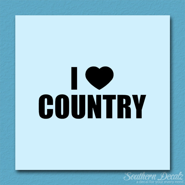 I Love Country Heart