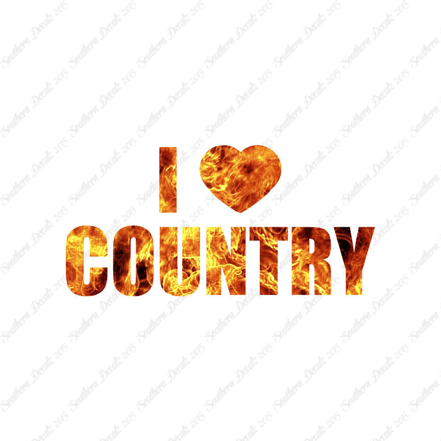 I Love Country Heart