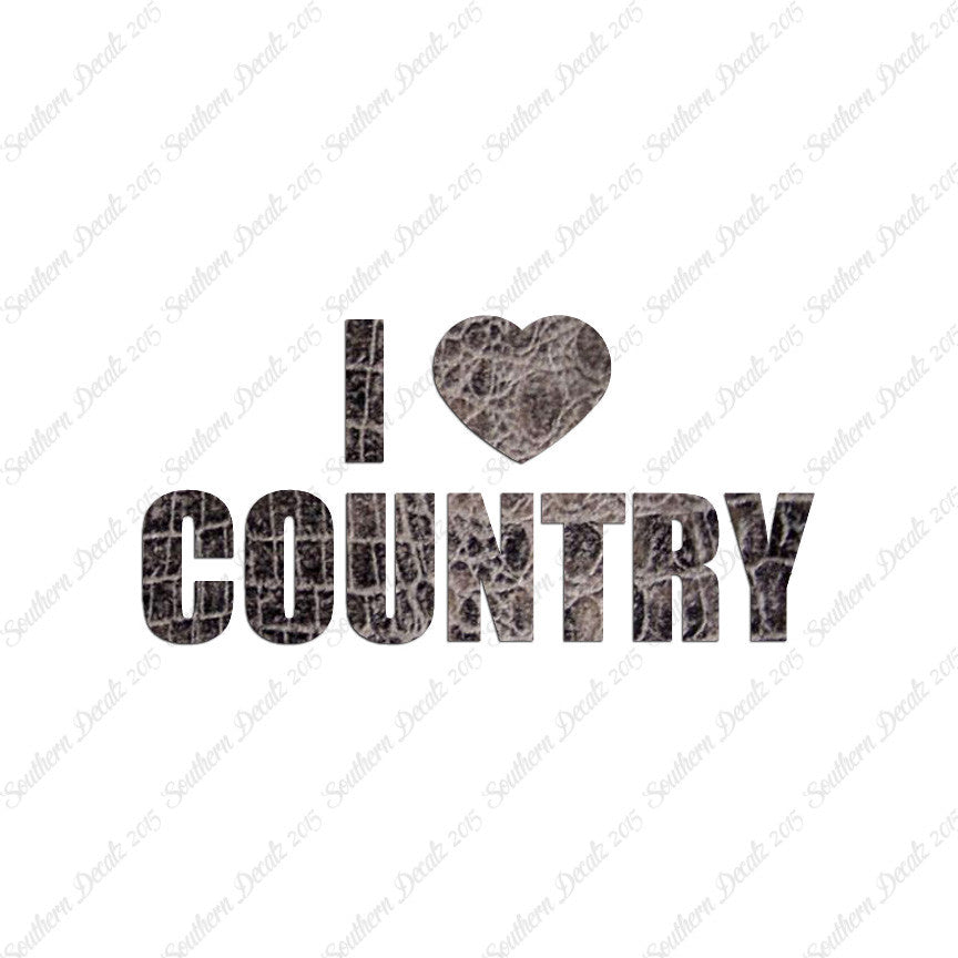 I Love Country Heart