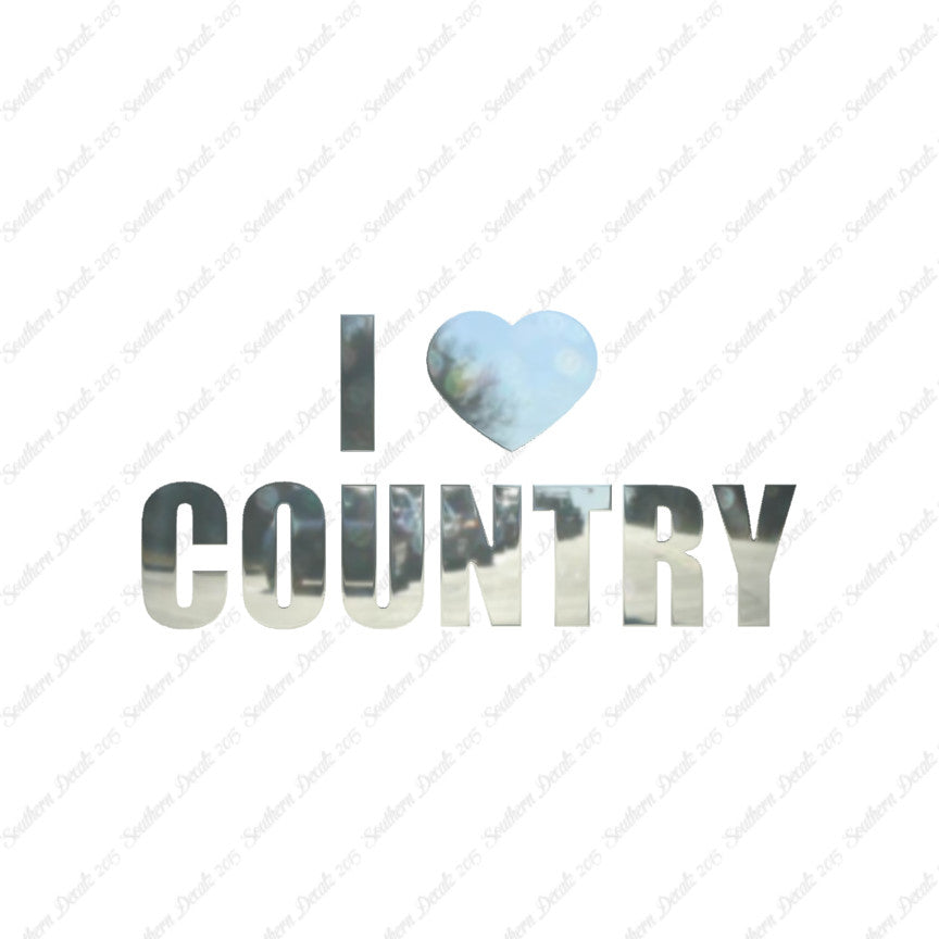 I Love Country Heart