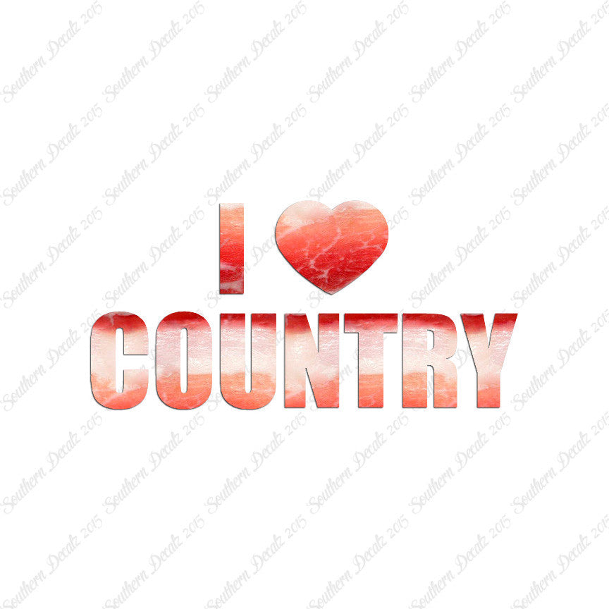 I Love Country Heart