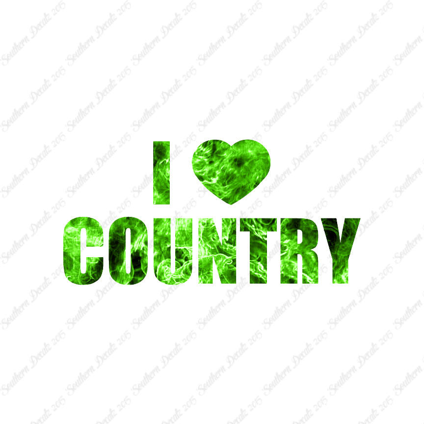 I Love Country Heart