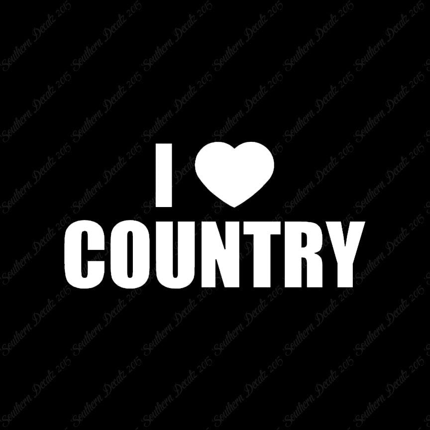 I Love Country Heart