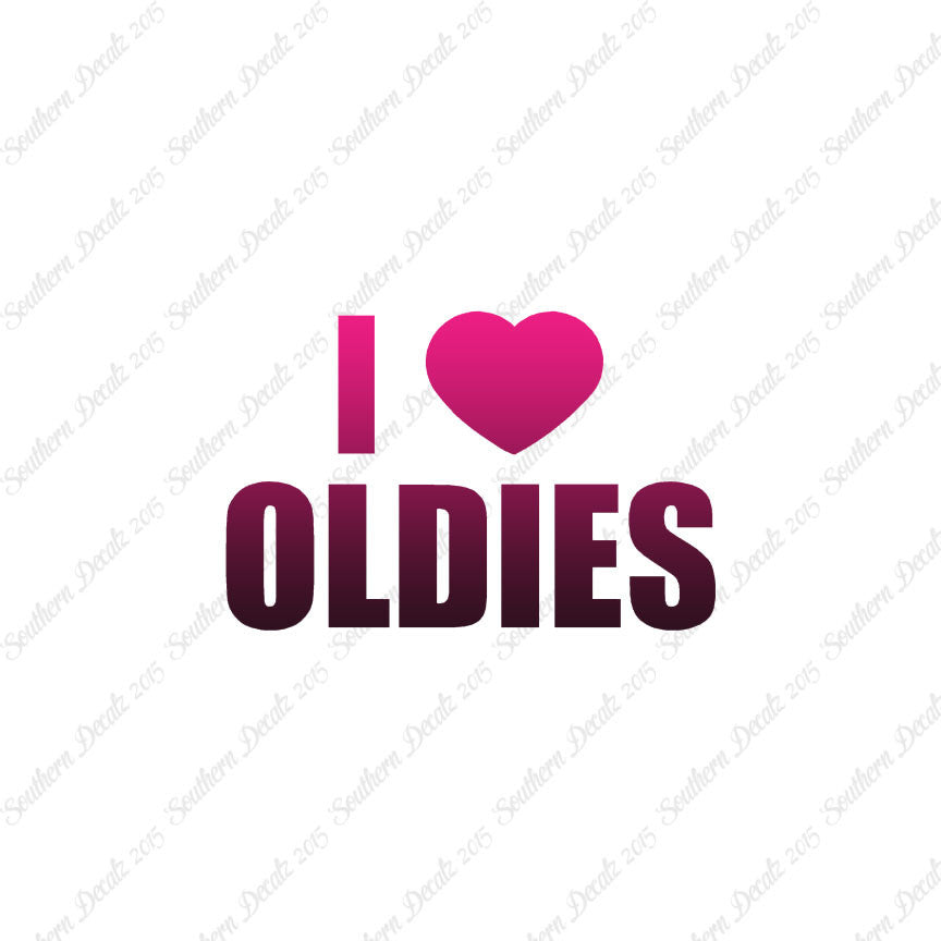 I Love Oldies Heart