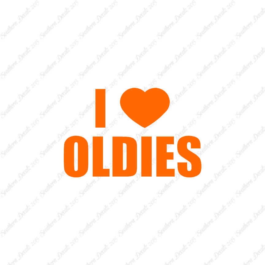 I Love Oldies Heart