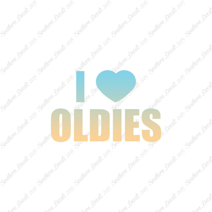 I Love Oldies Heart