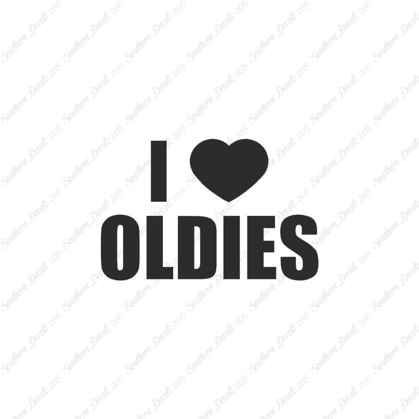 I Love Oldies Heart
