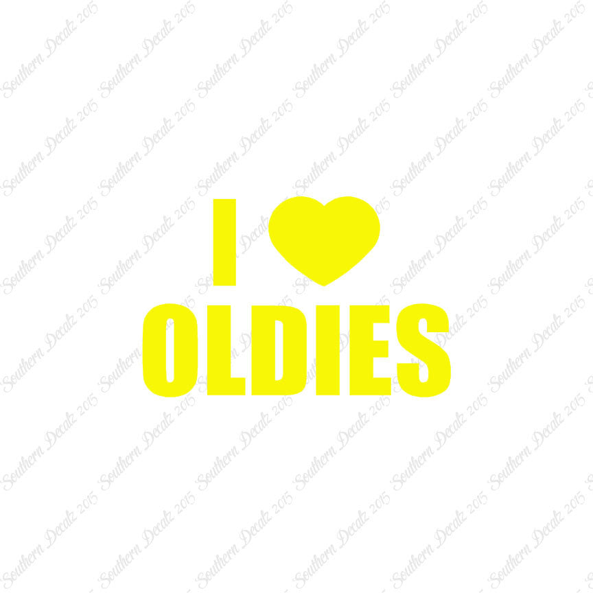 I Love Oldies Heart