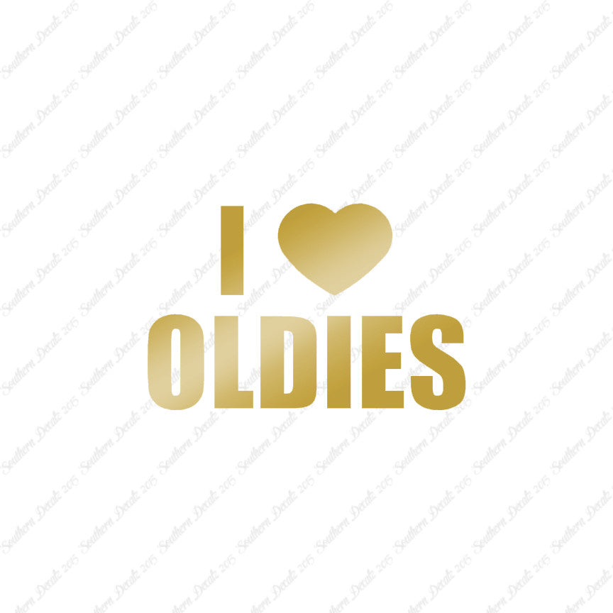 I Love Oldies Heart