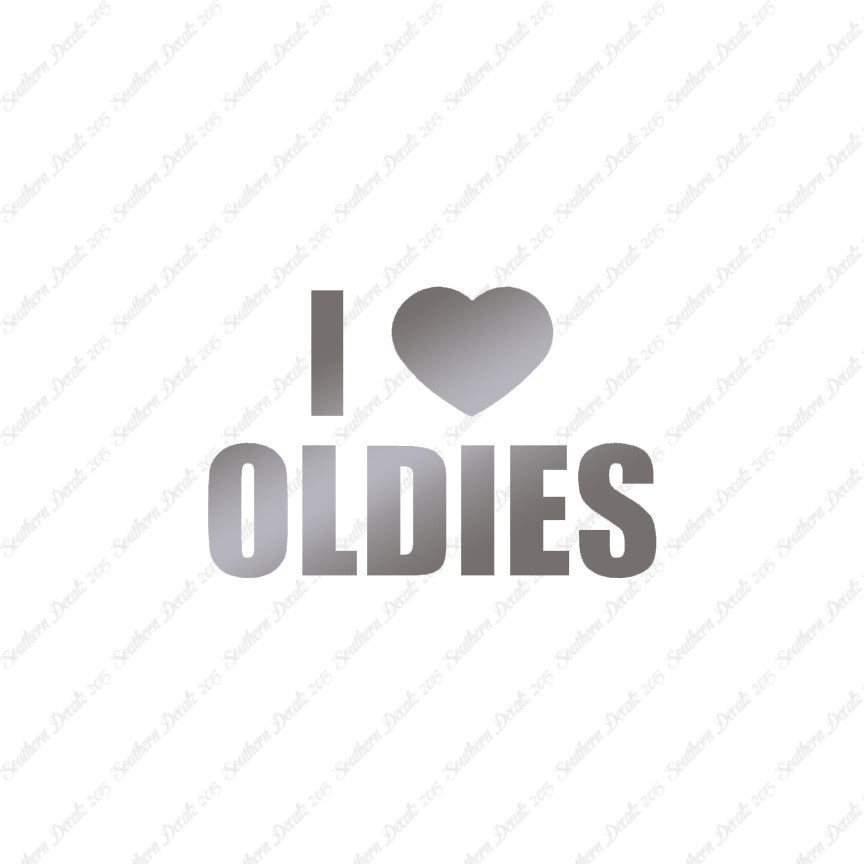 I Love Oldies Heart