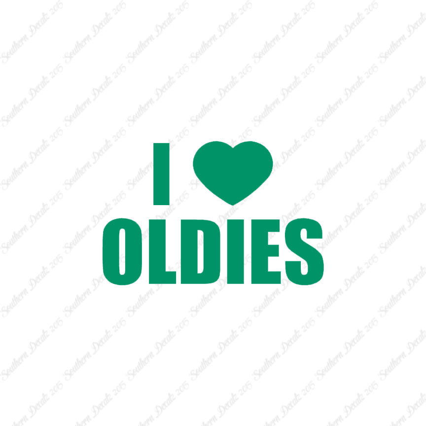 I Love Oldies Heart