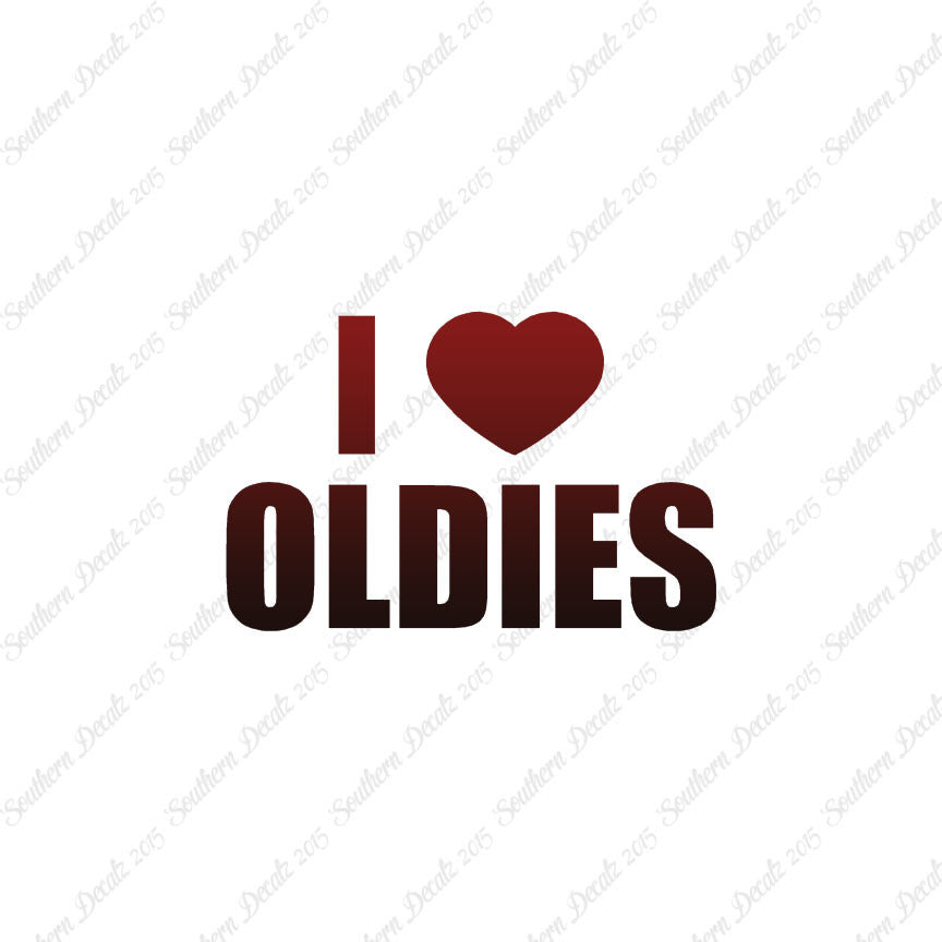 I Love Oldies Heart