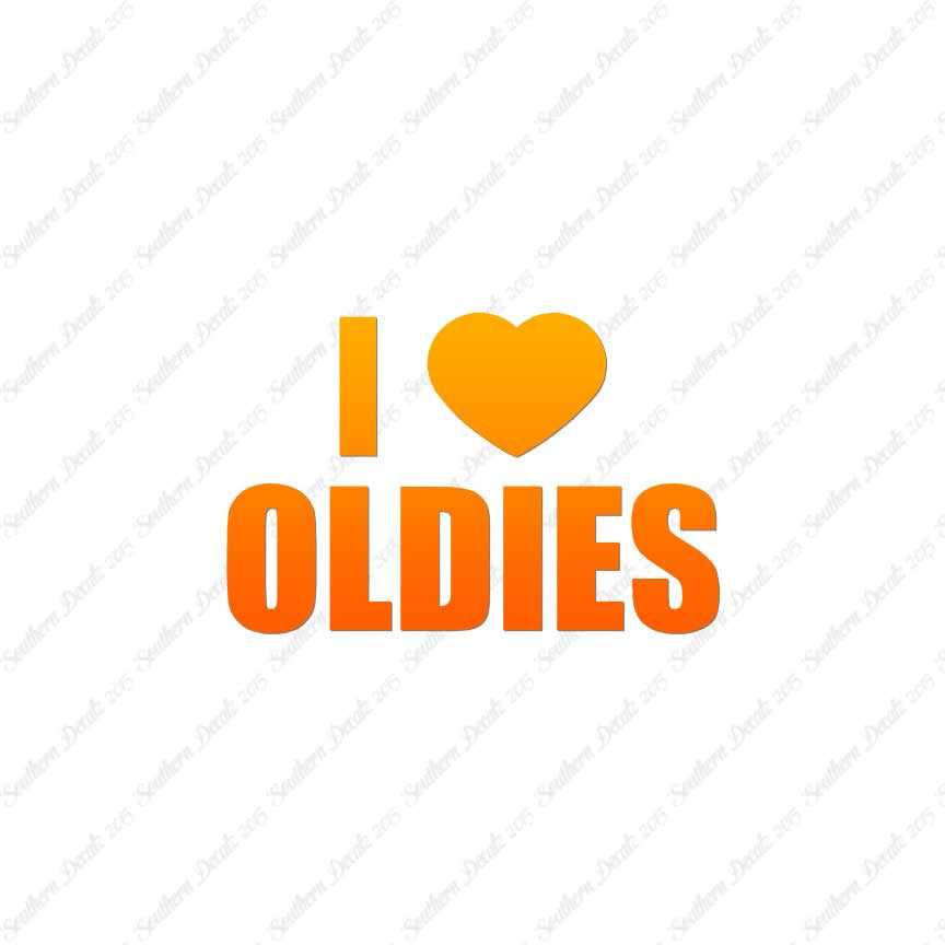 I Love Oldies Heart