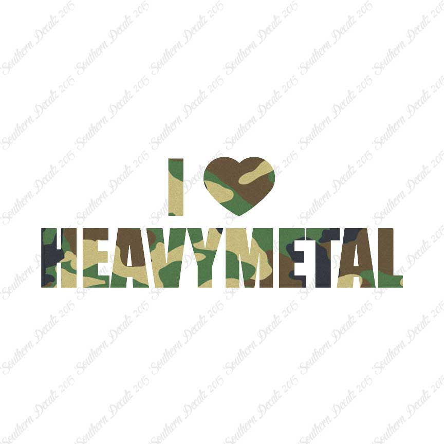 I Love Heavy Metal Heart