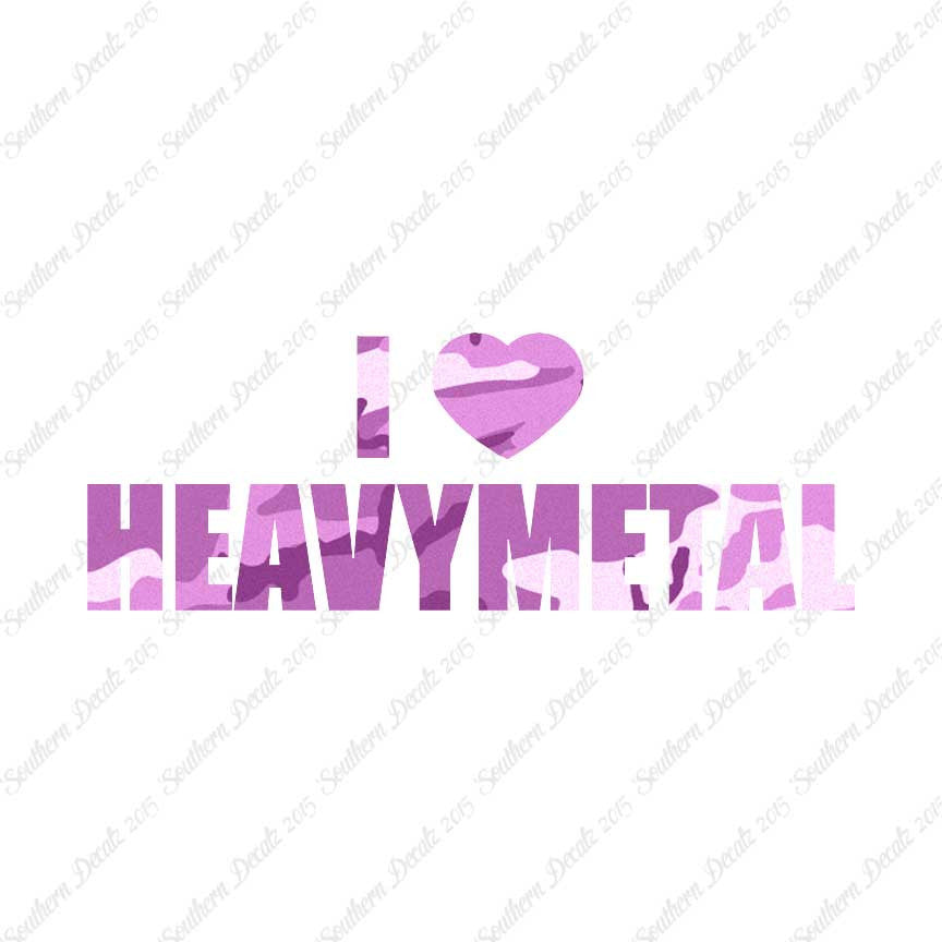 I Love Heavy Metal Heart