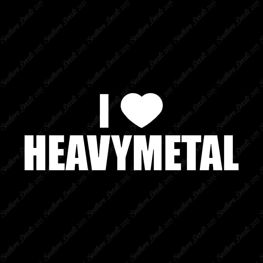 I Love Heavy Metal Heart