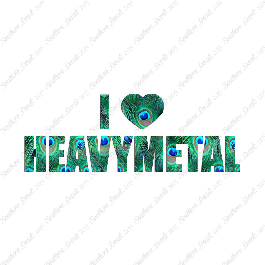 I Love Heavy Metal Heart
