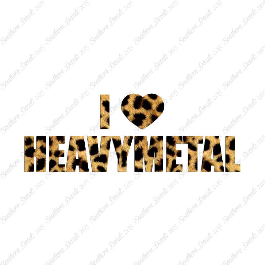 I Love Heavy Metal Heart