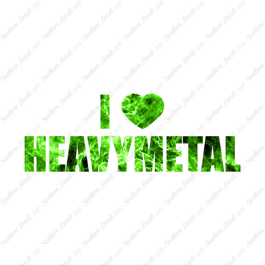 I Love Heavy Metal Heart