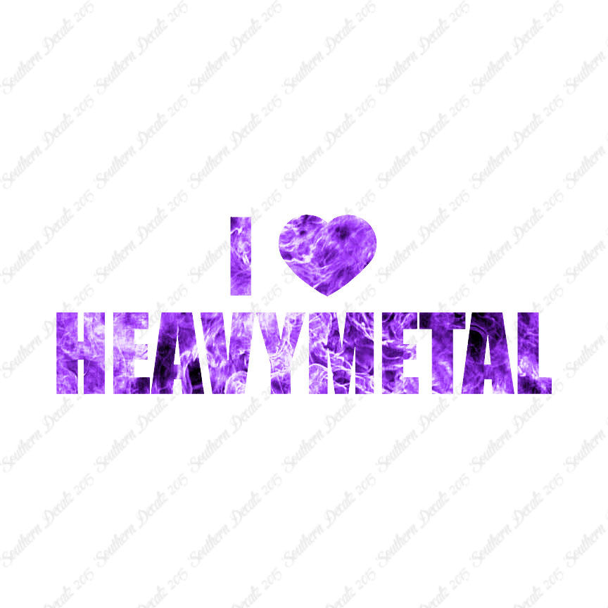 I Love Heavy Metal Heart