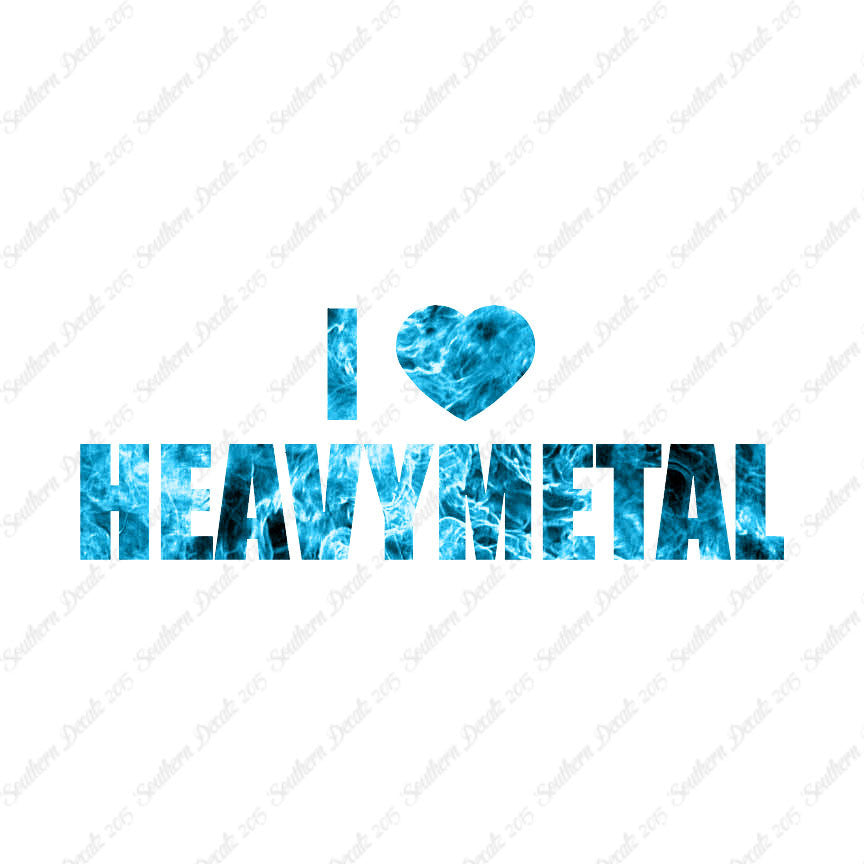 I Love Heavy Metal Heart