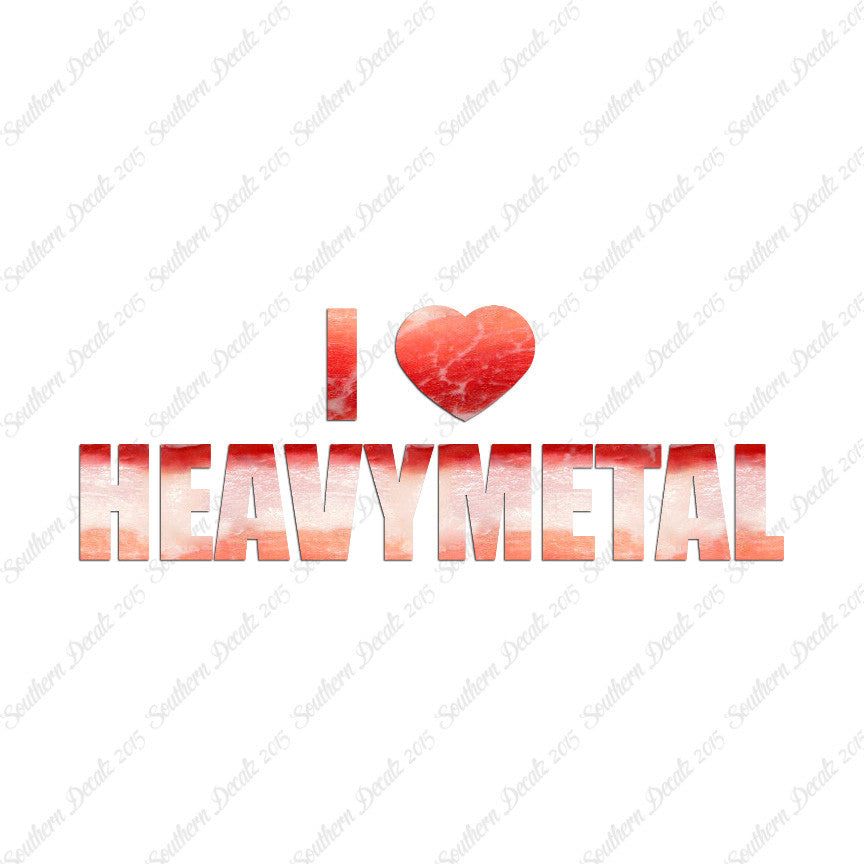 I Love Heavy Metal Heart
