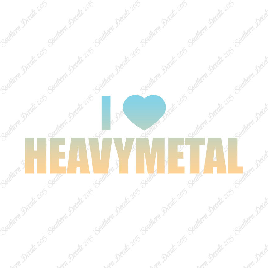 I Love Heavy Metal Heart