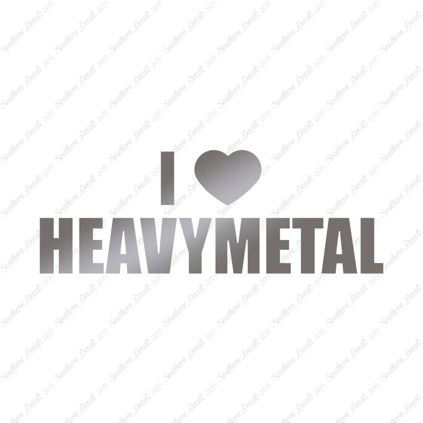 I Love Heavy Metal Heart