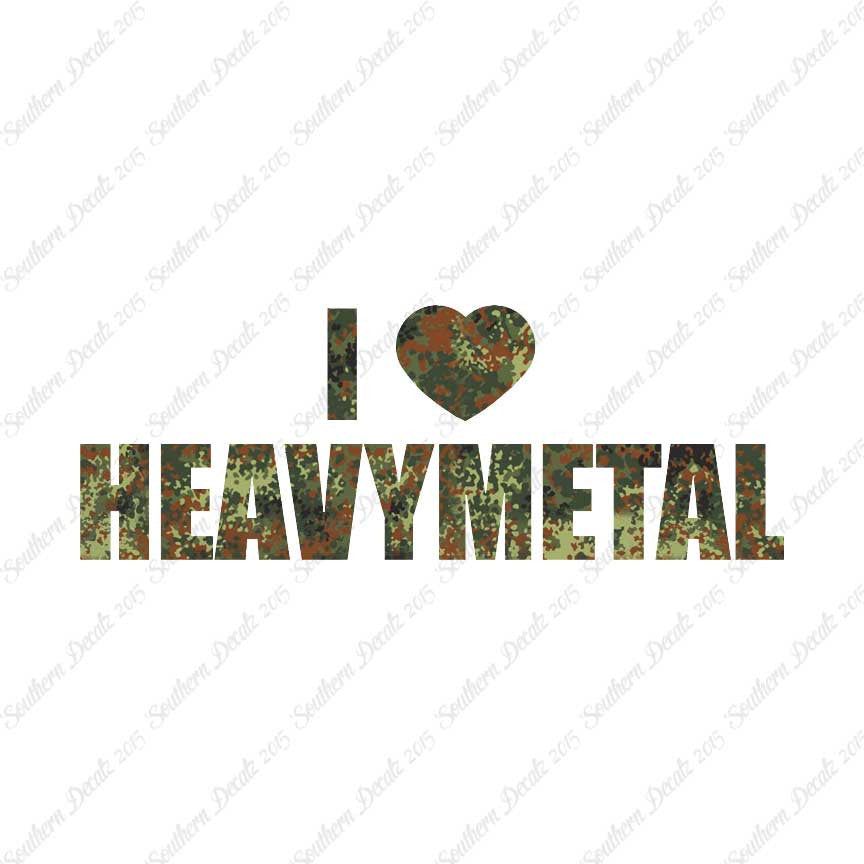 I Love Heavy Metal Heart