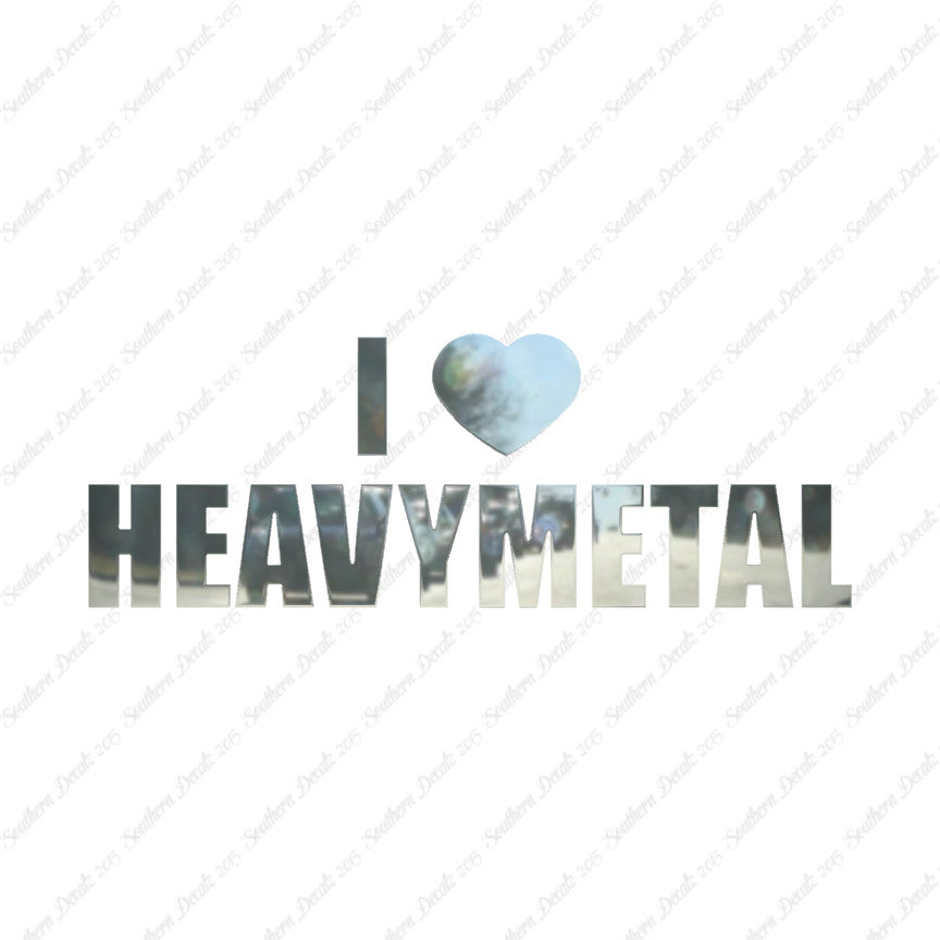 I Love Heavy Metal Heart