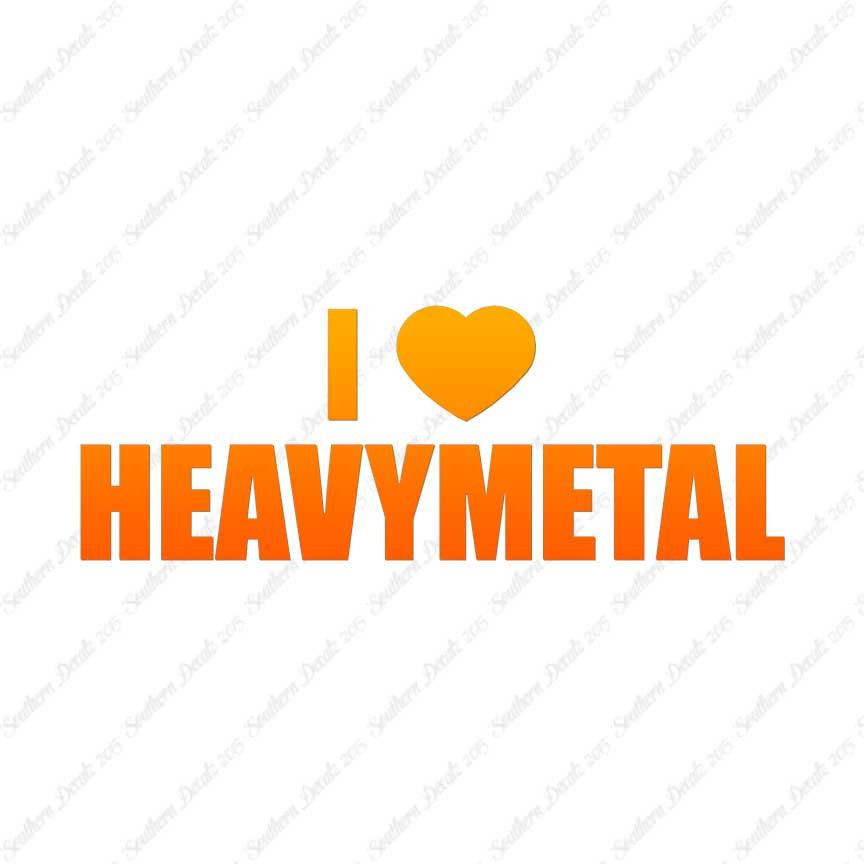 I Love Heavy Metal Heart