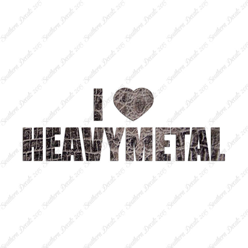 I Love Heavy Metal Heart