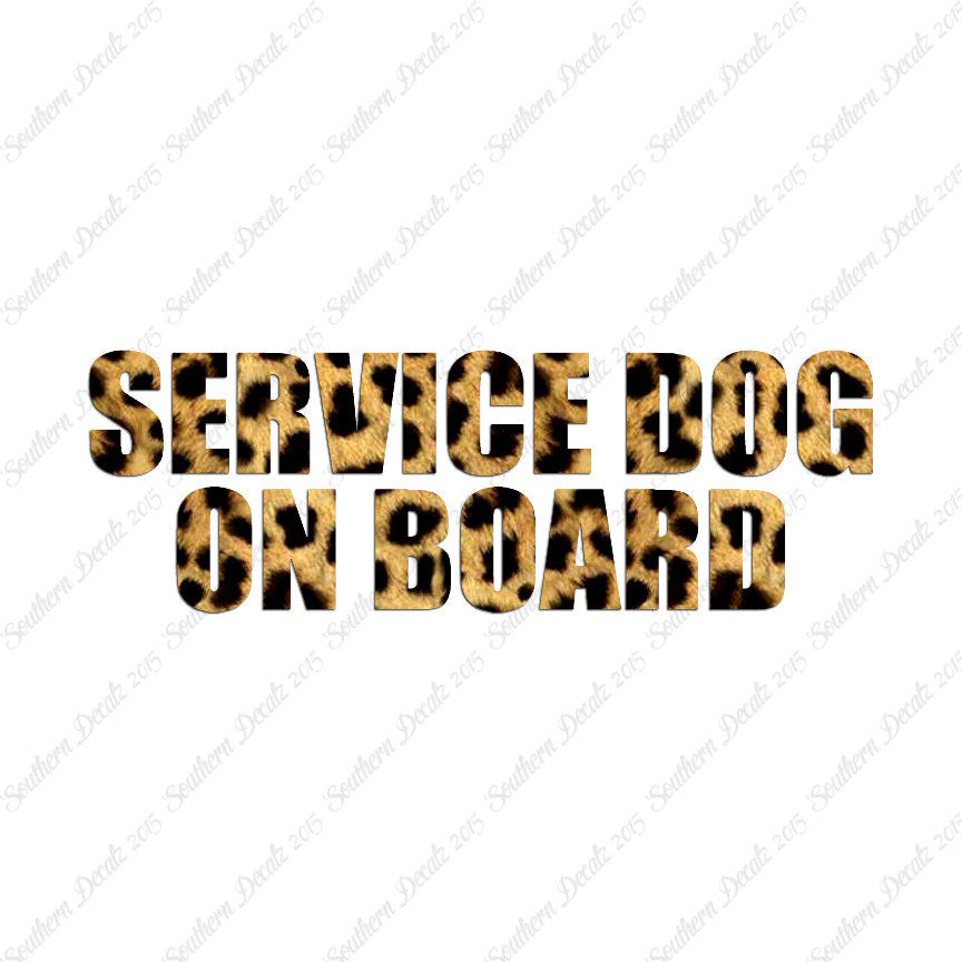 Service Dog On Board