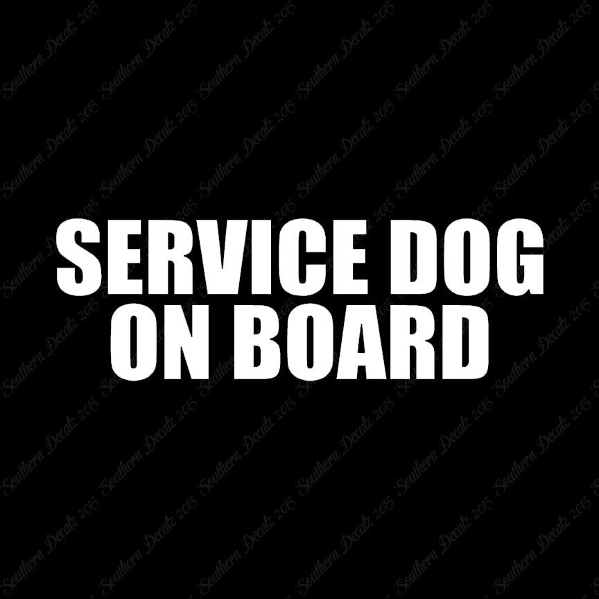Service Dog On Board