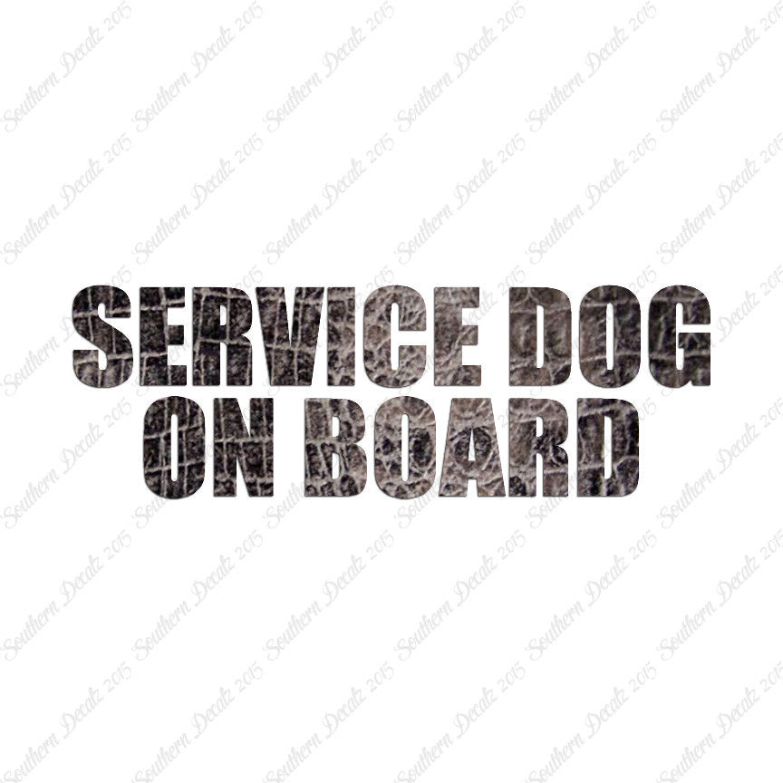 Service Dog On Board