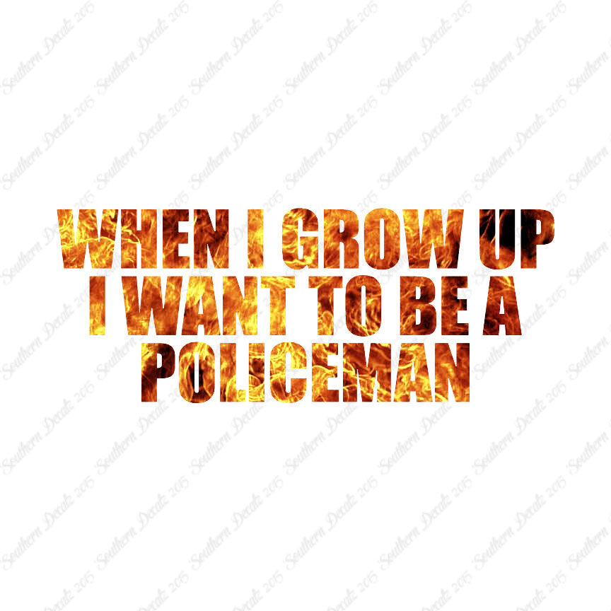 When I Grow Up Police Man