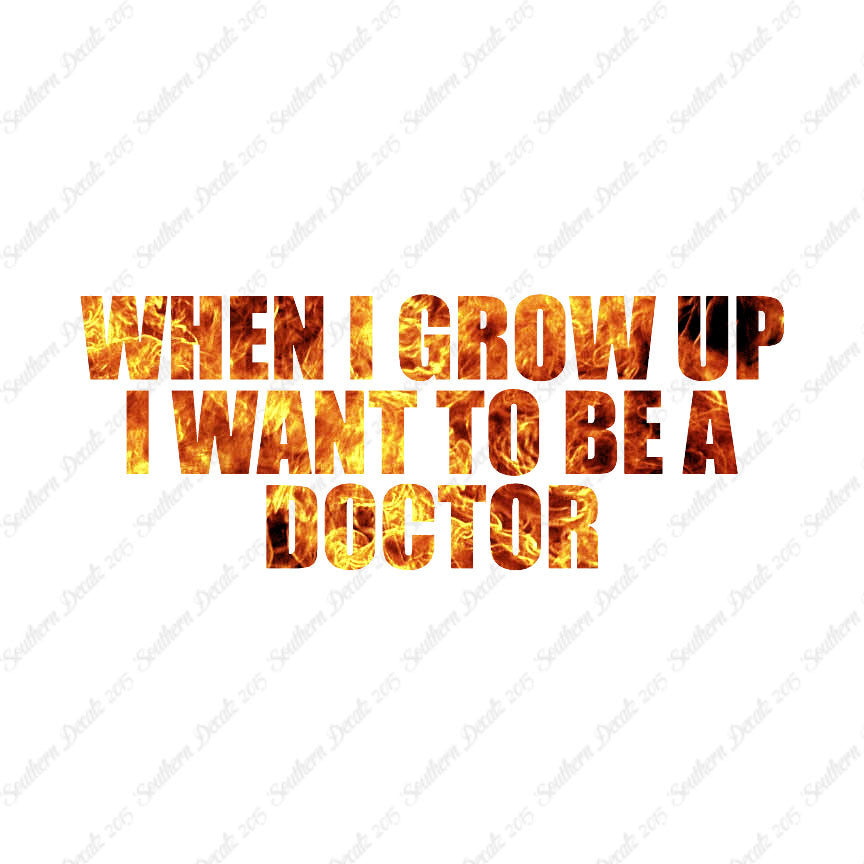 When I Grow Up Doctor