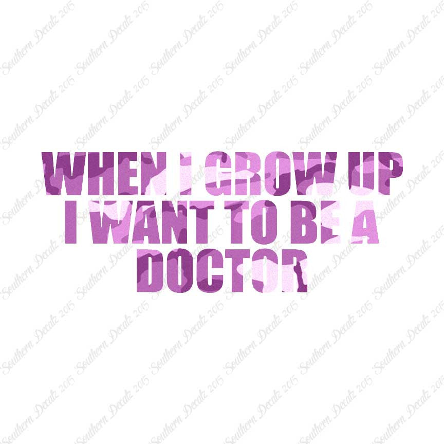 When I Grow Up Doctor