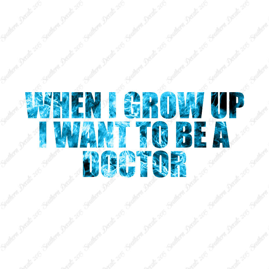 When I Grow Up Doctor