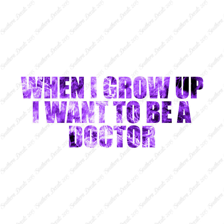 When I Grow Up Doctor