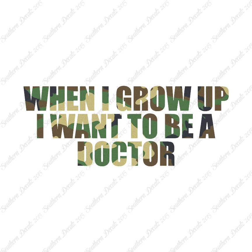 When I Grow Up Doctor
