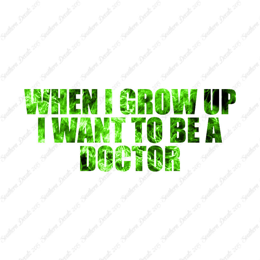 When I Grow Up Doctor