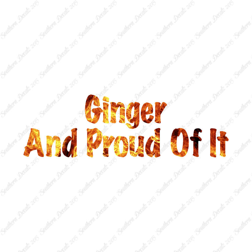 Ginger And Proud Of It