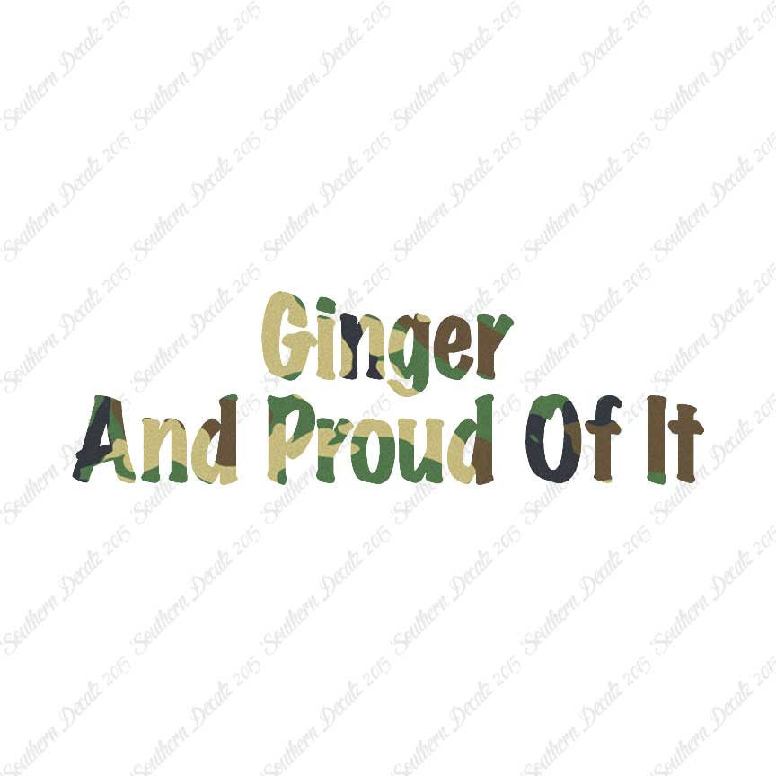 Ginger And Proud Of It