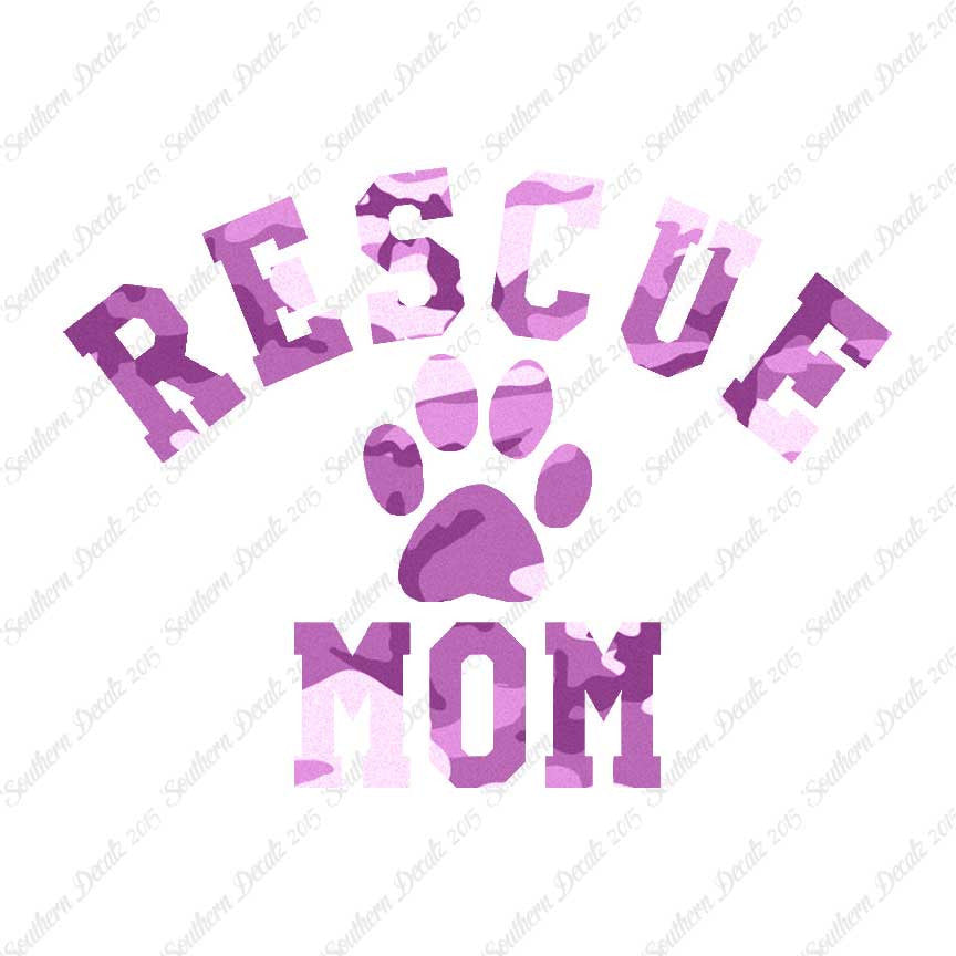 Rescue Mom Paw Print