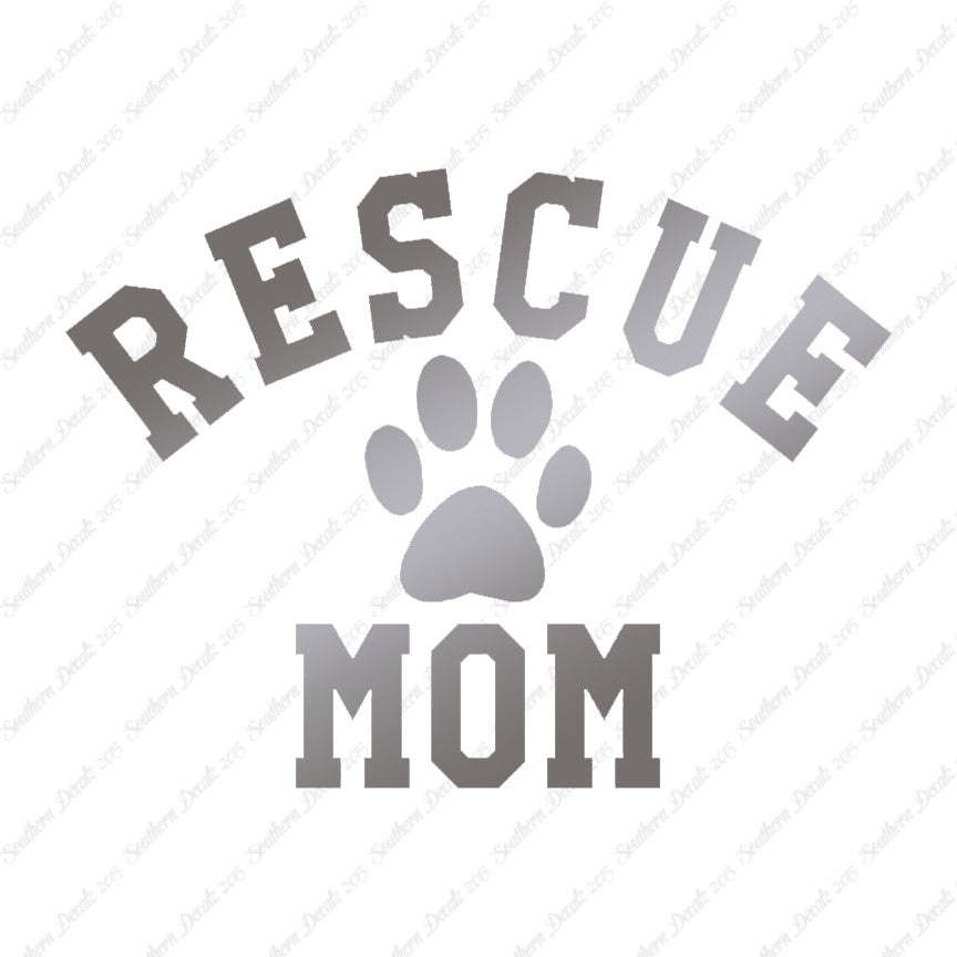 Rescue Mom Paw Print