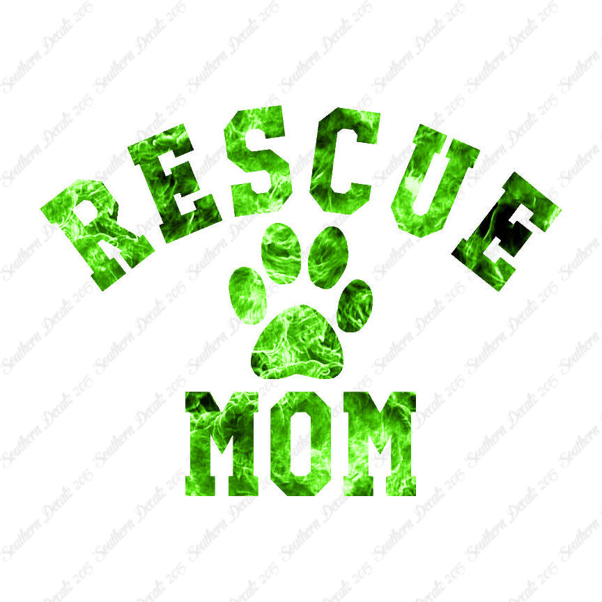 Rescue Mom Paw Print