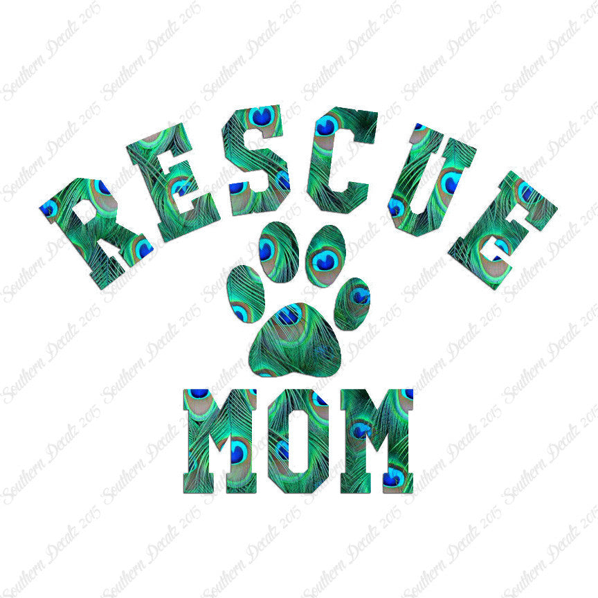 Rescue Mom Paw Print